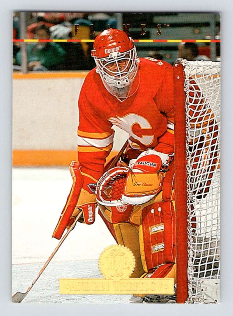 1994-95 Leaf #87 Andrei Trefilov Calgary Flames Image 1