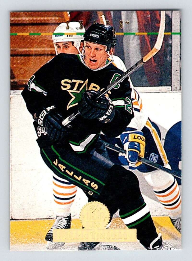 1994-95 Leaf #91 Mark Tinordi Dallas Stars Image 1