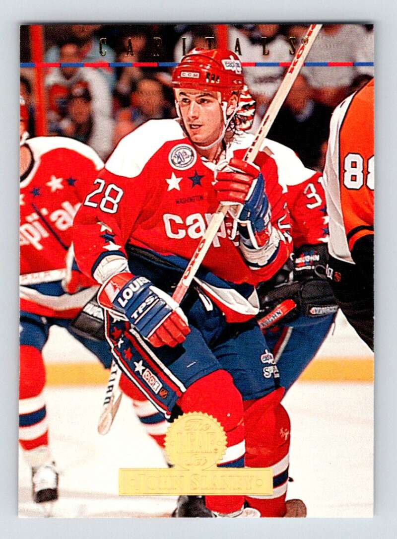 1994-95 Leaf #96 John Slaney Washington Capitals Image 1