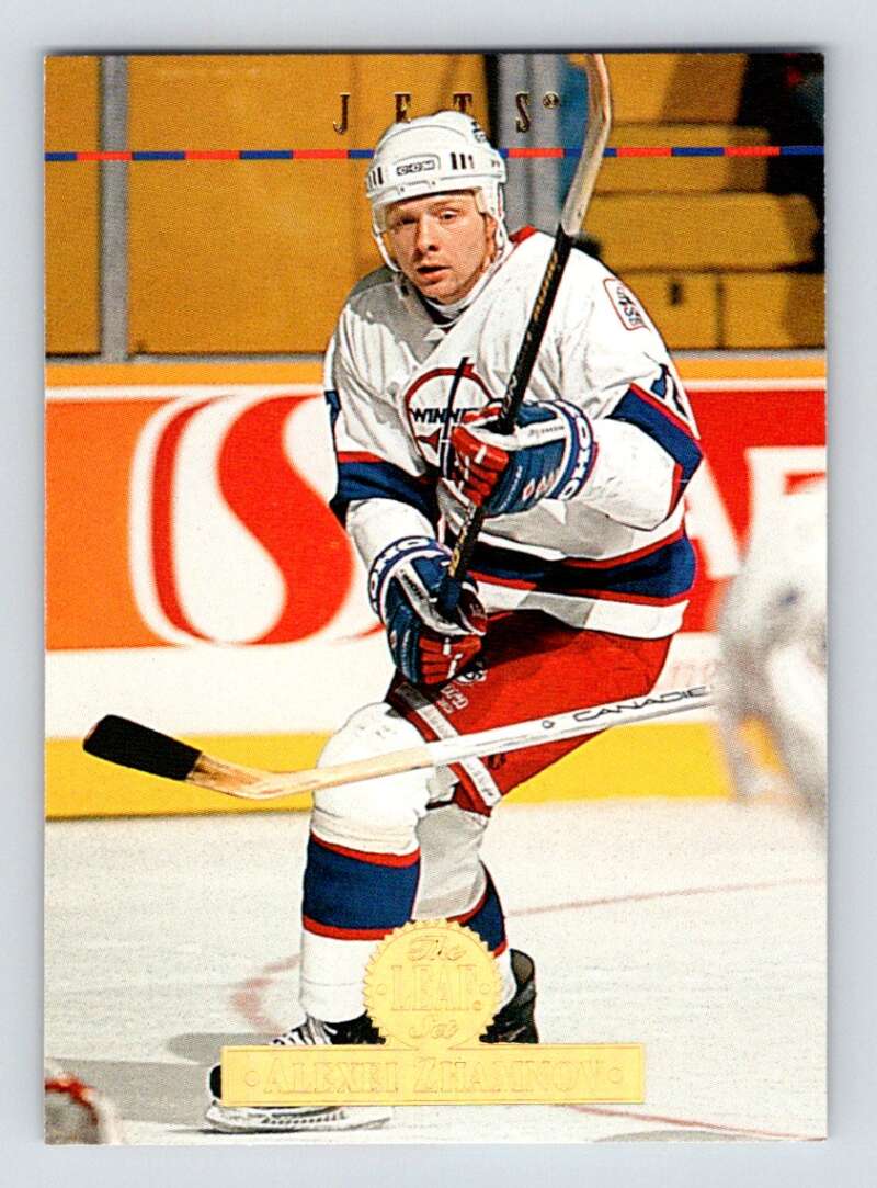1994-95 Leaf #97 Alexei Zhamnov Winnipeg Jets Image 1