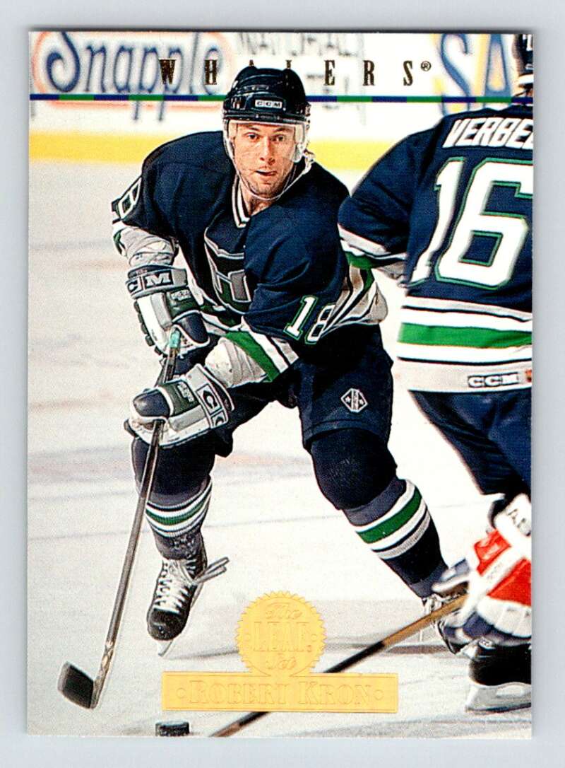 1994-95 Leaf #101 Robert Kron Hartford Whalers Image 1