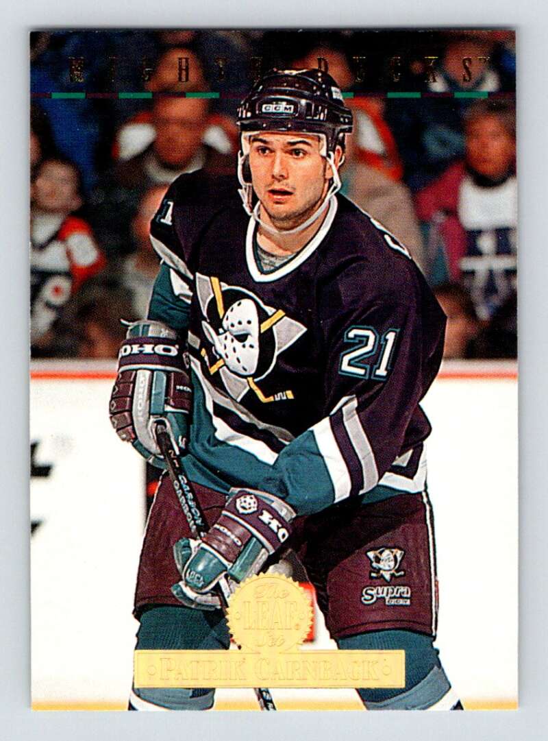 1994-95 Leaf #102 Patrik Carnback Anaheim Ducks Image 1