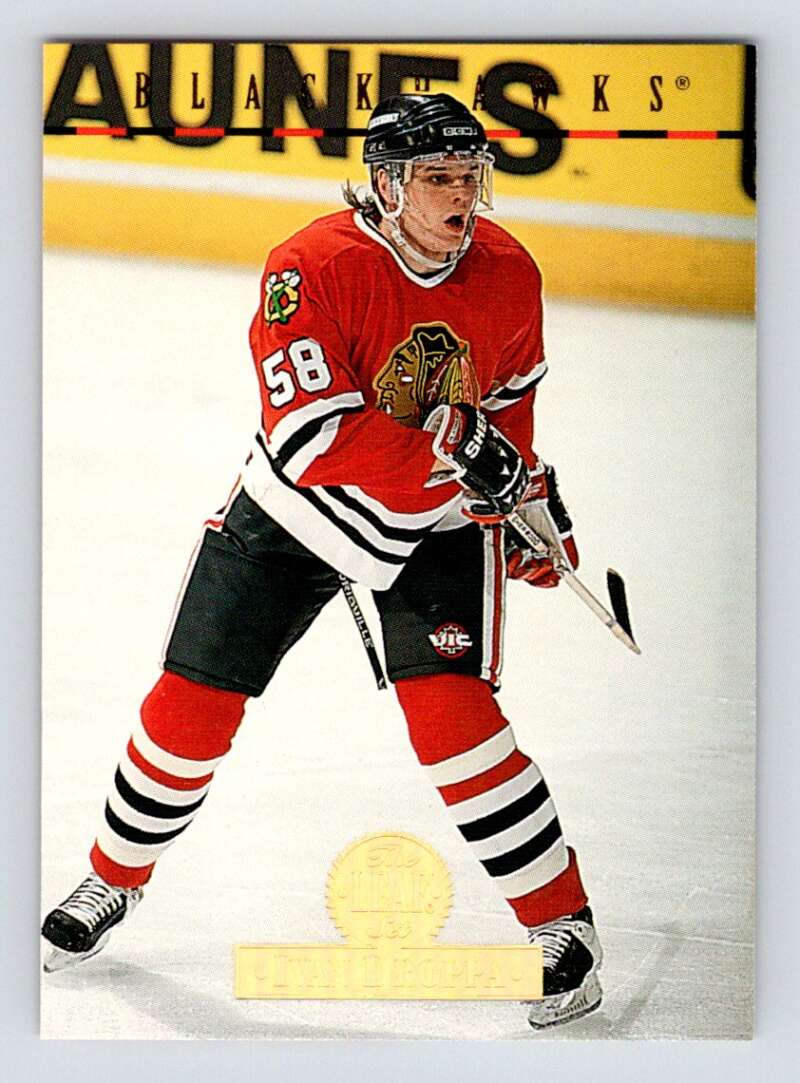 1994-95 Leaf #112 Ivan Droppa Chicago Blackhawks Image 1