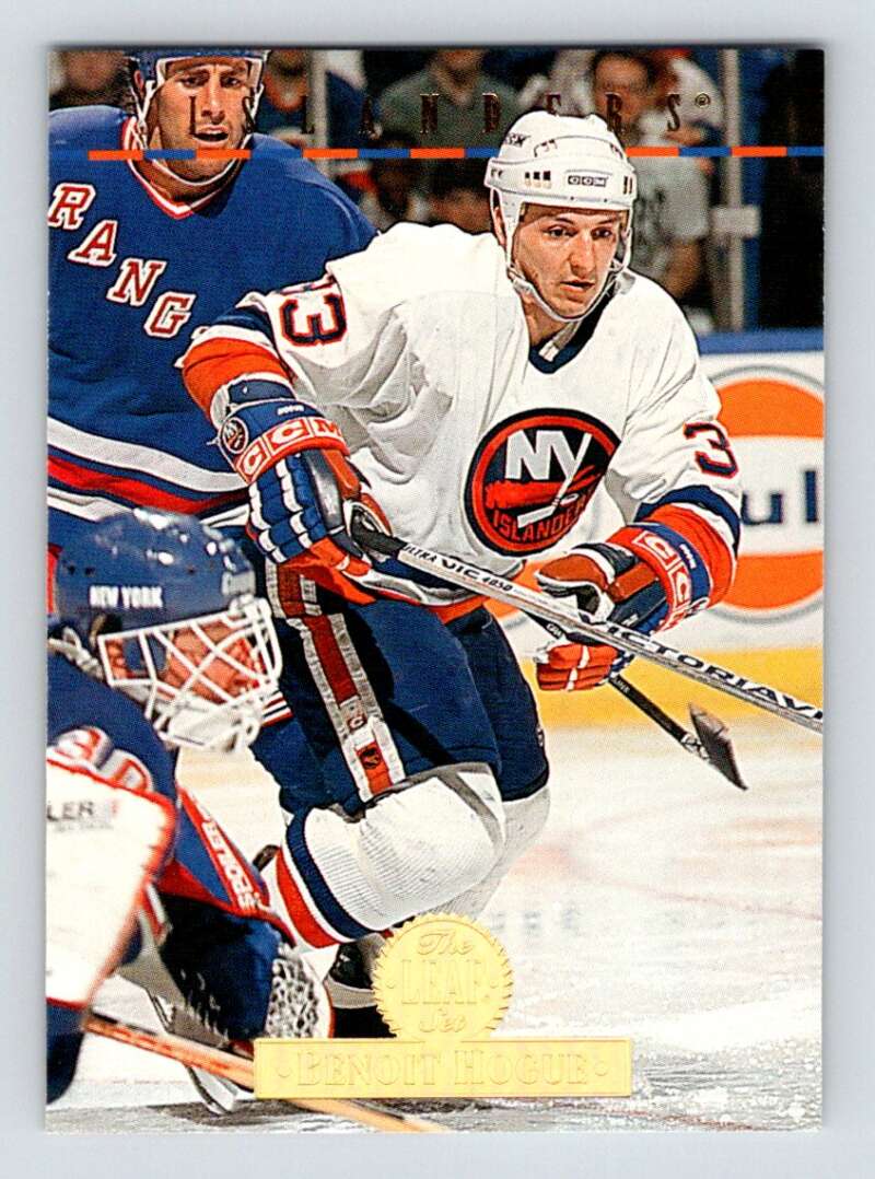 1994-95 Leaf #124 Benoit Hogue New York Islanders Image 1