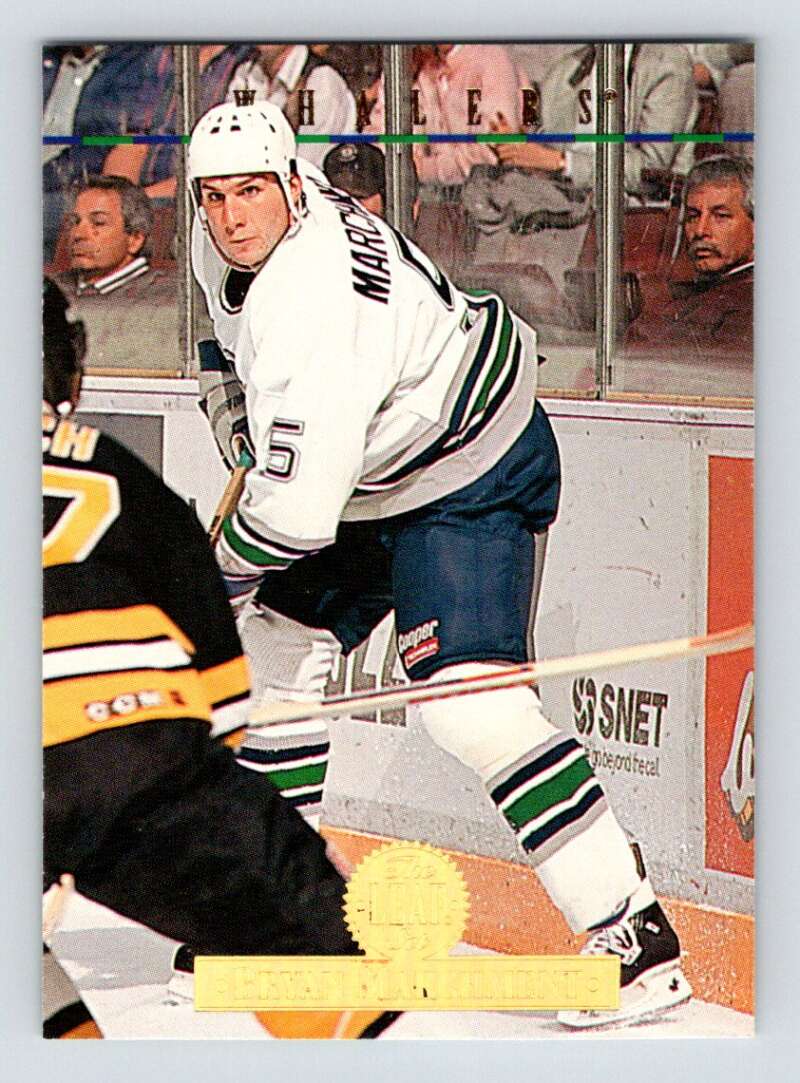 1994-95 Leaf #127 Bryan Marchment Hartford Whalers Image 1