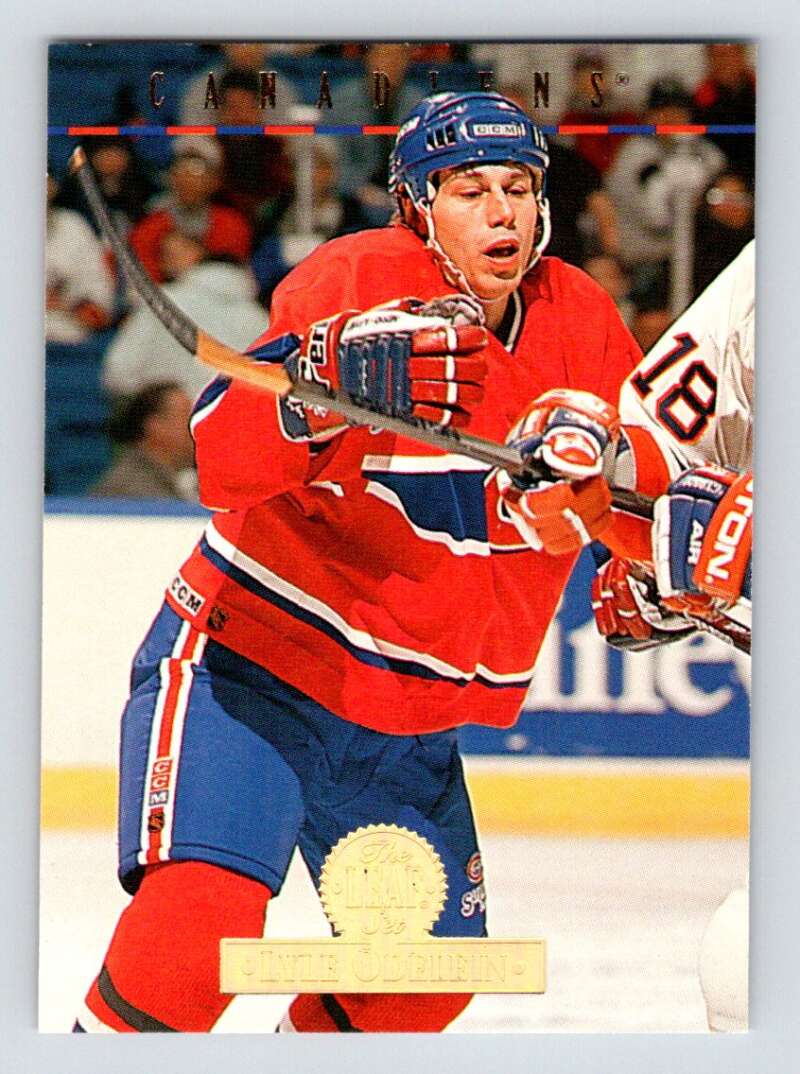 1994-95 Leaf #137 Lyle Odelein Montreal Canadiens Image 1