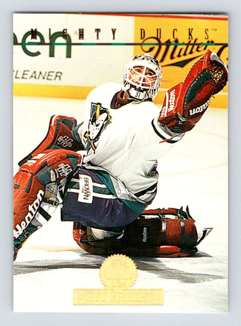 1994-95 Leaf #142 Guy Hebert Anaheim Ducks Image 1