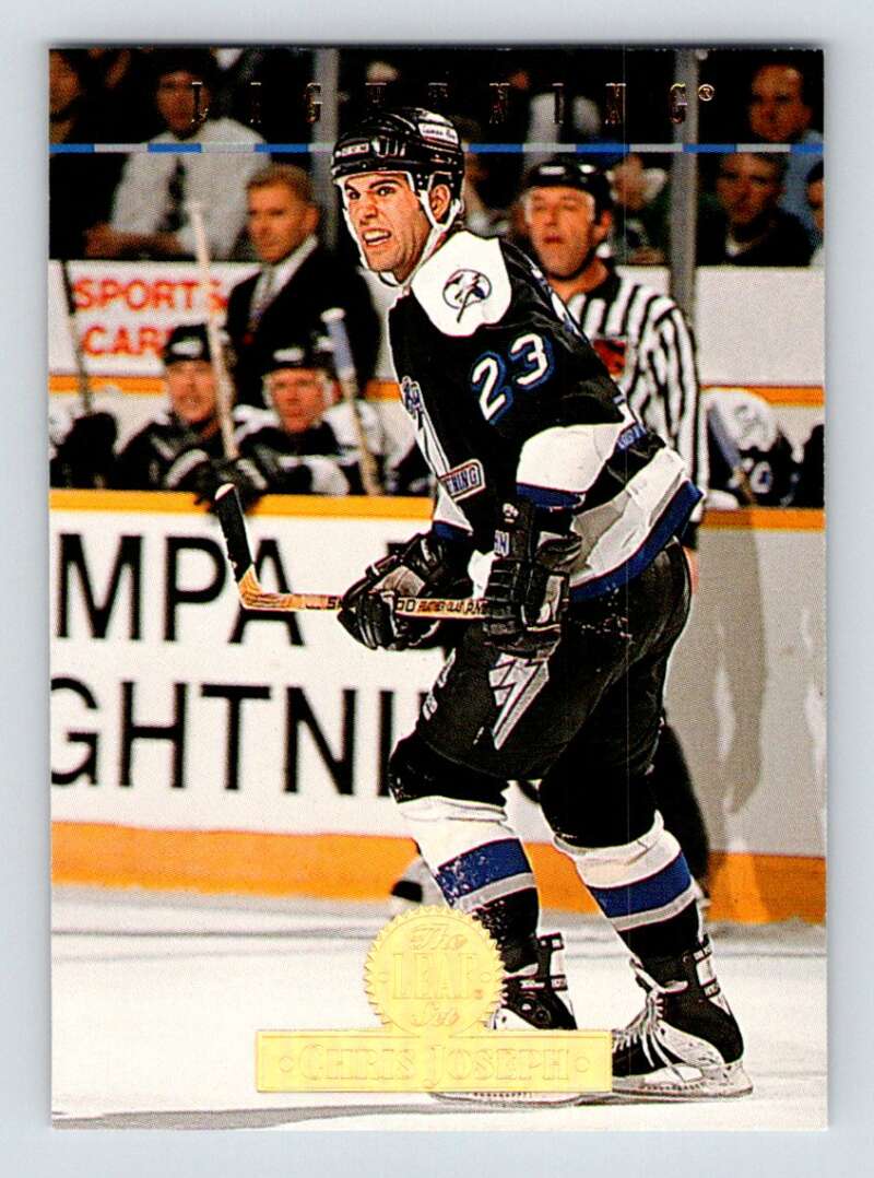 1994-95 Leaf #158 Chris Joseph Tampa Bay Lightning Image 1