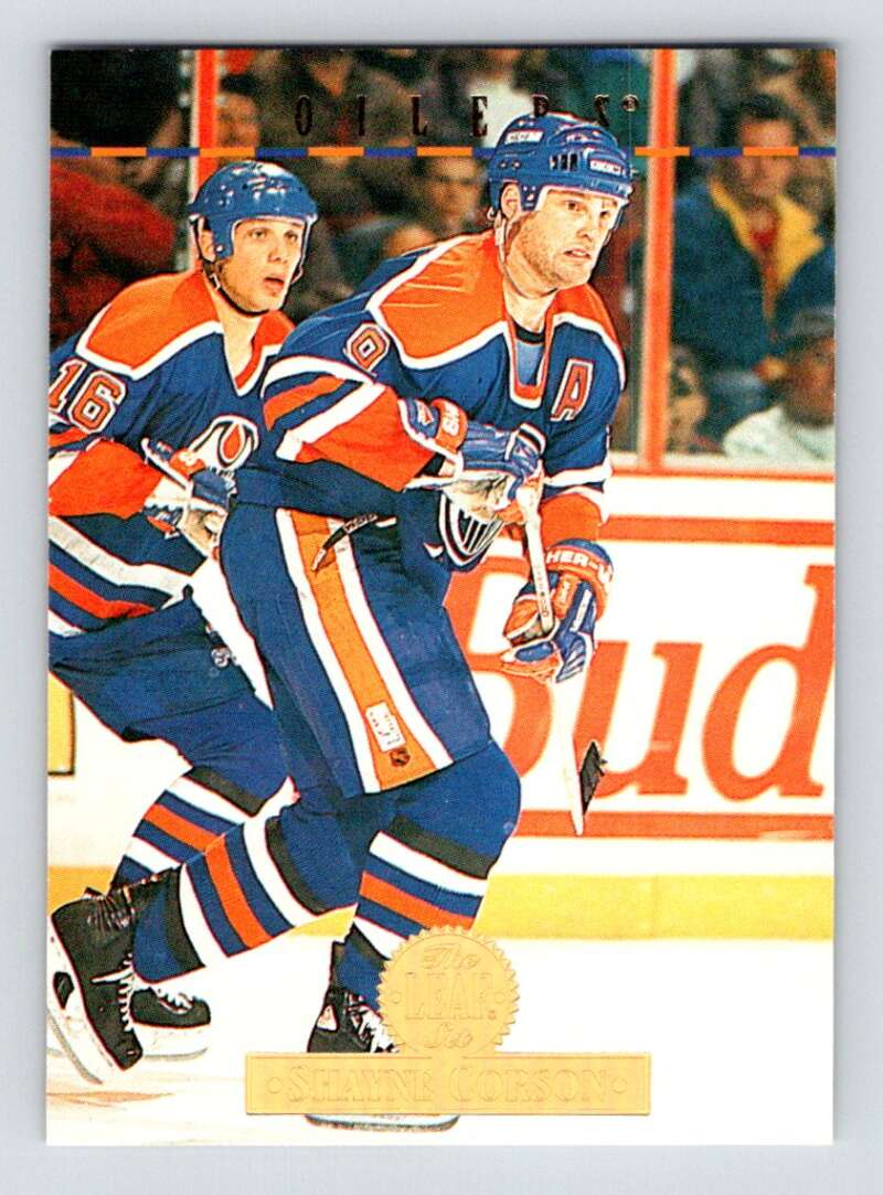 1994-95 Leaf #164 Shayne Corson Edmonton Oilers Image 1