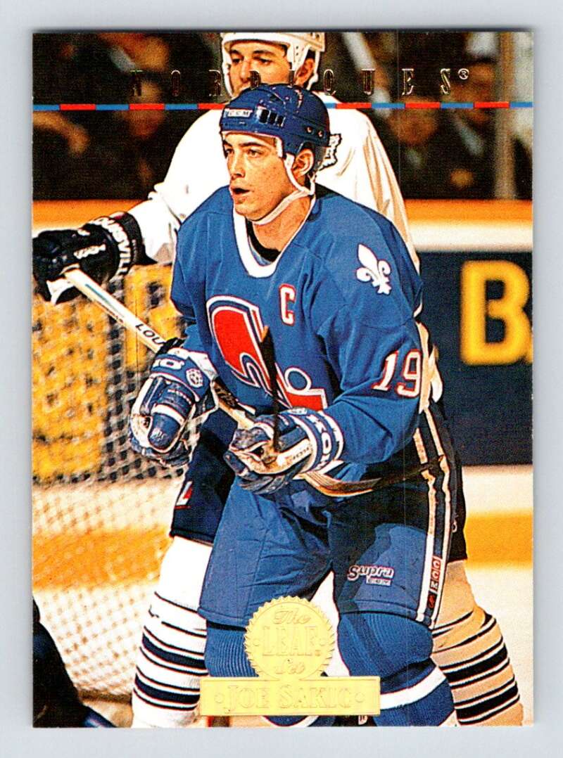 1994-95 Leaf #165 Joe Sakic Quebec Nordiques Image 1