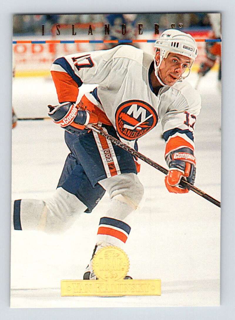 1994-95 Leaf #173 Yan Kaminsky New York Islanders Image 1