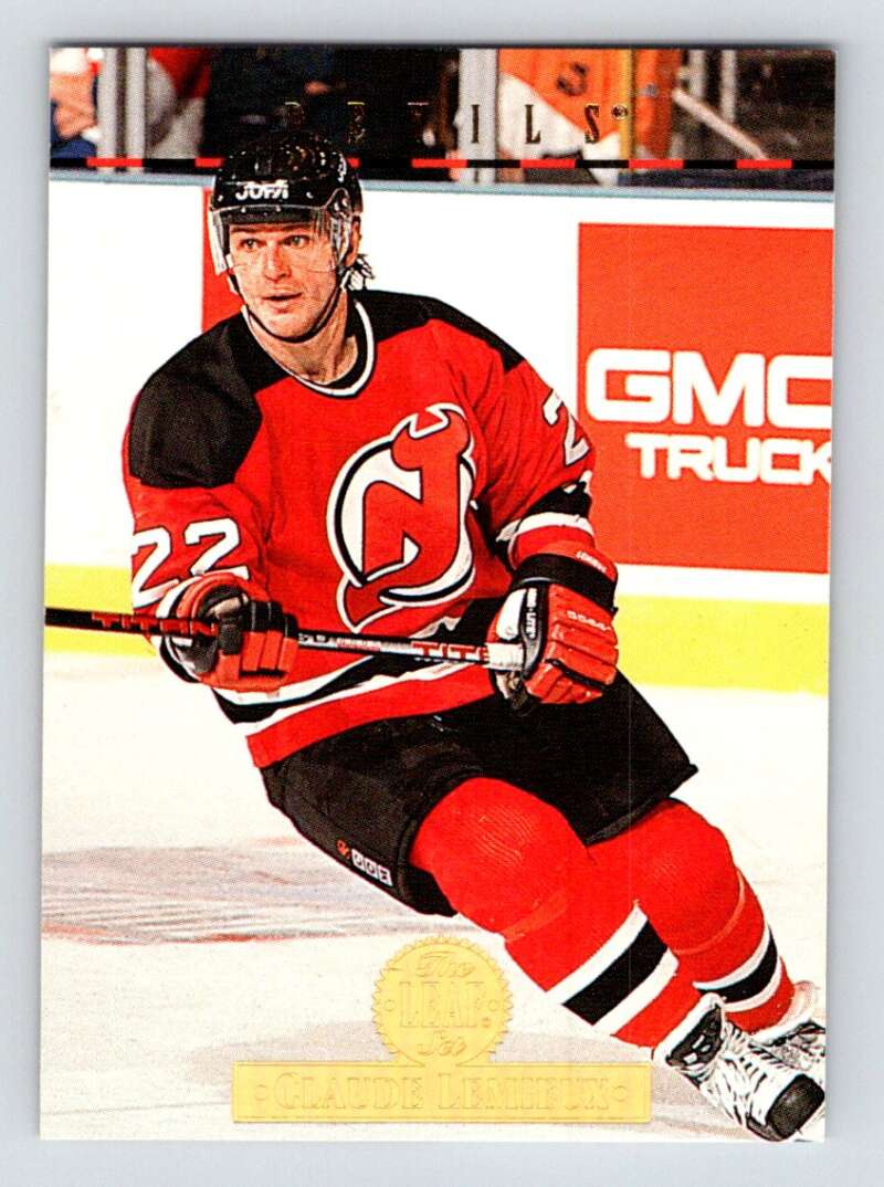 1994-95 Leaf #185 Claude Lemieux New Jersey Devils Image 1