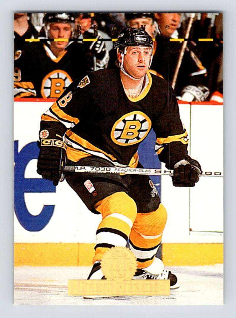 1994-95 Leaf #218 Brent Hughes Boston Bruins Image 1