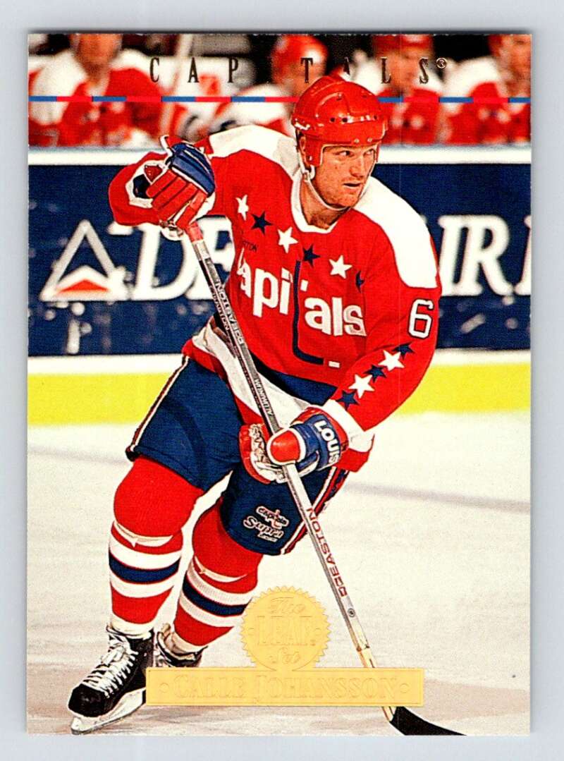1994-95 Leaf #242 Calle Johansson Washington Capitals Image 1