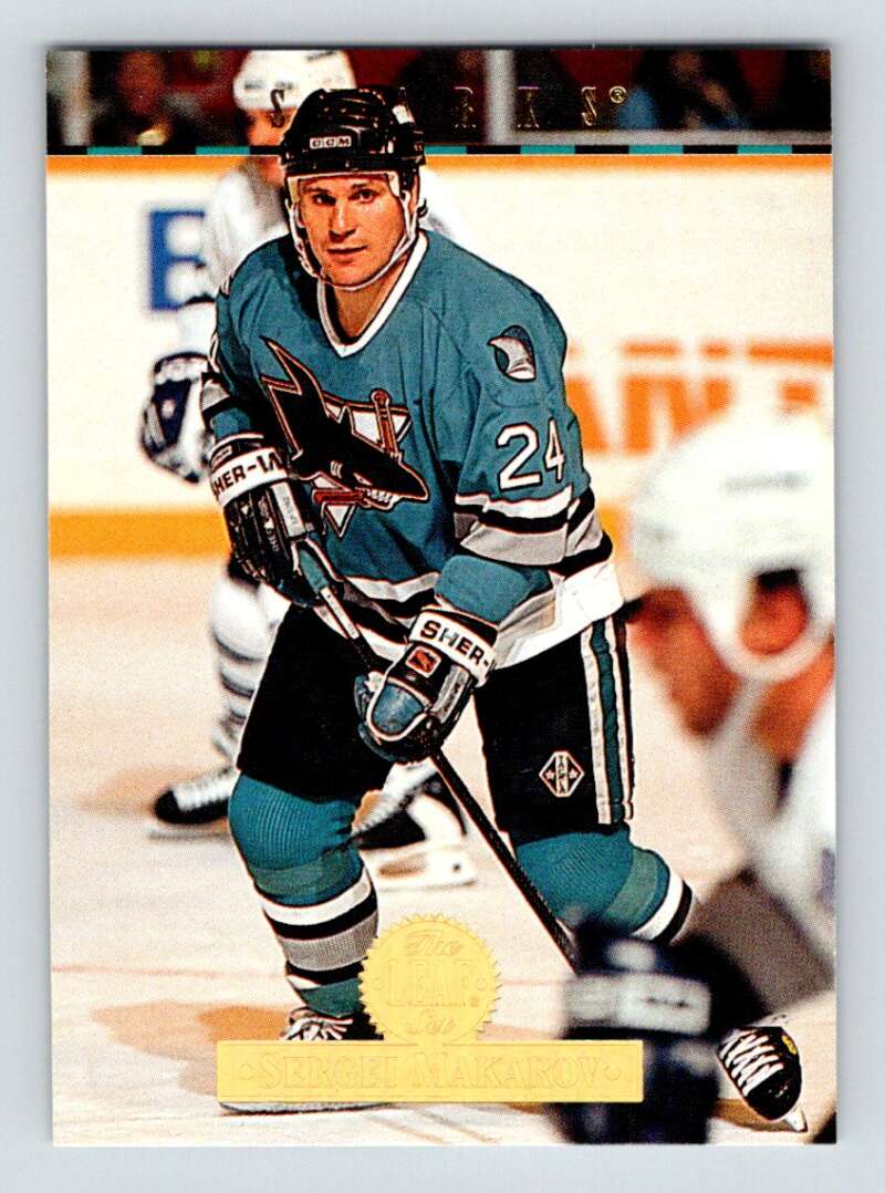 1994-95 Leaf #282 Sergei Makarov San Jose Sharks Image 1