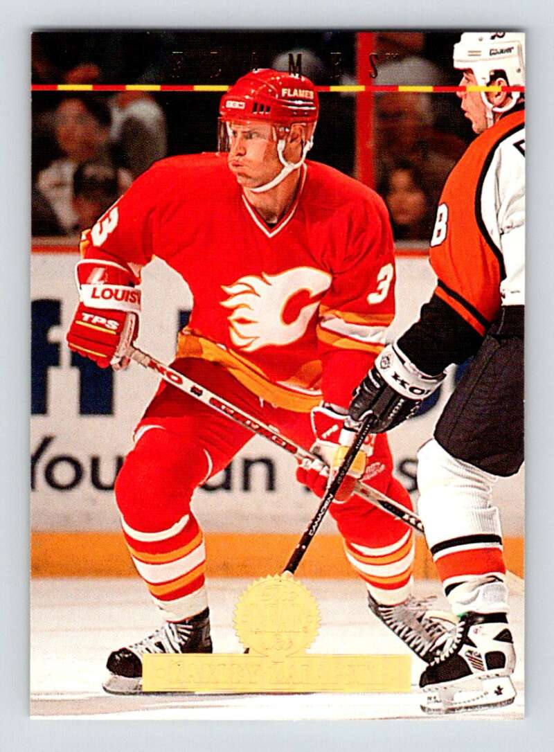 1994-95 Leaf #294 Zarley Zalapski Calgary Flames Image 1