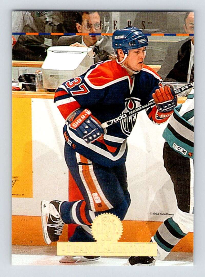 1994-95 Leaf #298 Dean McAmmond Edmonton Oilers Image 1