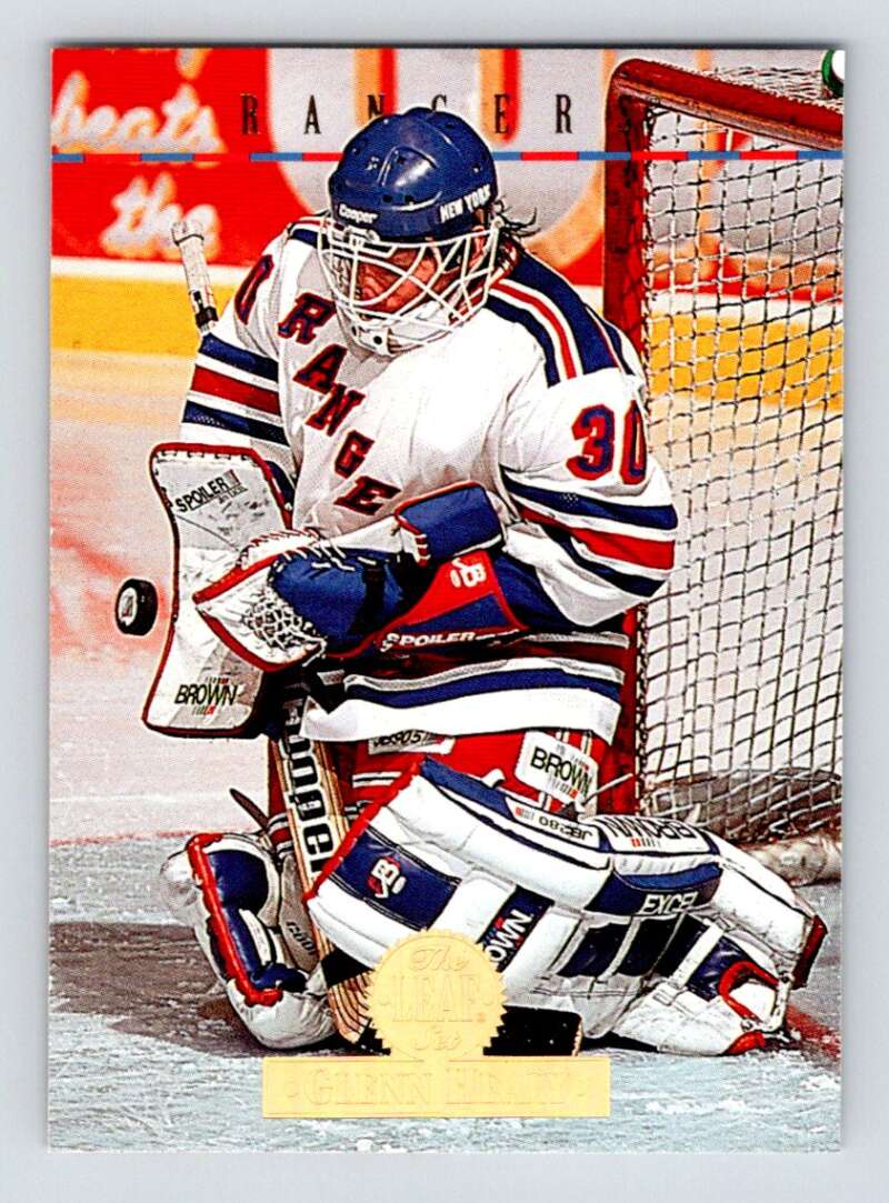 1994-95 Leaf #310 Glenn Healy New York Rangers Image 1