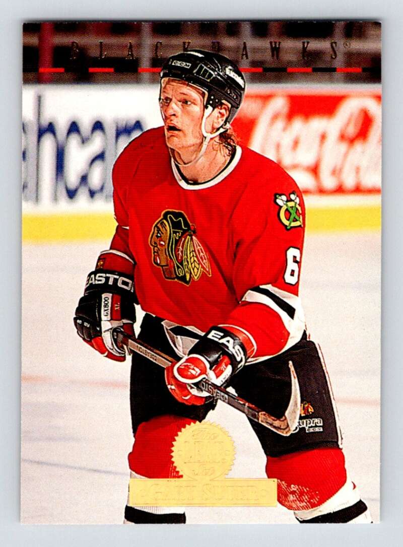 1994-95 Leaf #317 Gary Suter Chicago Blackhawks Image 1