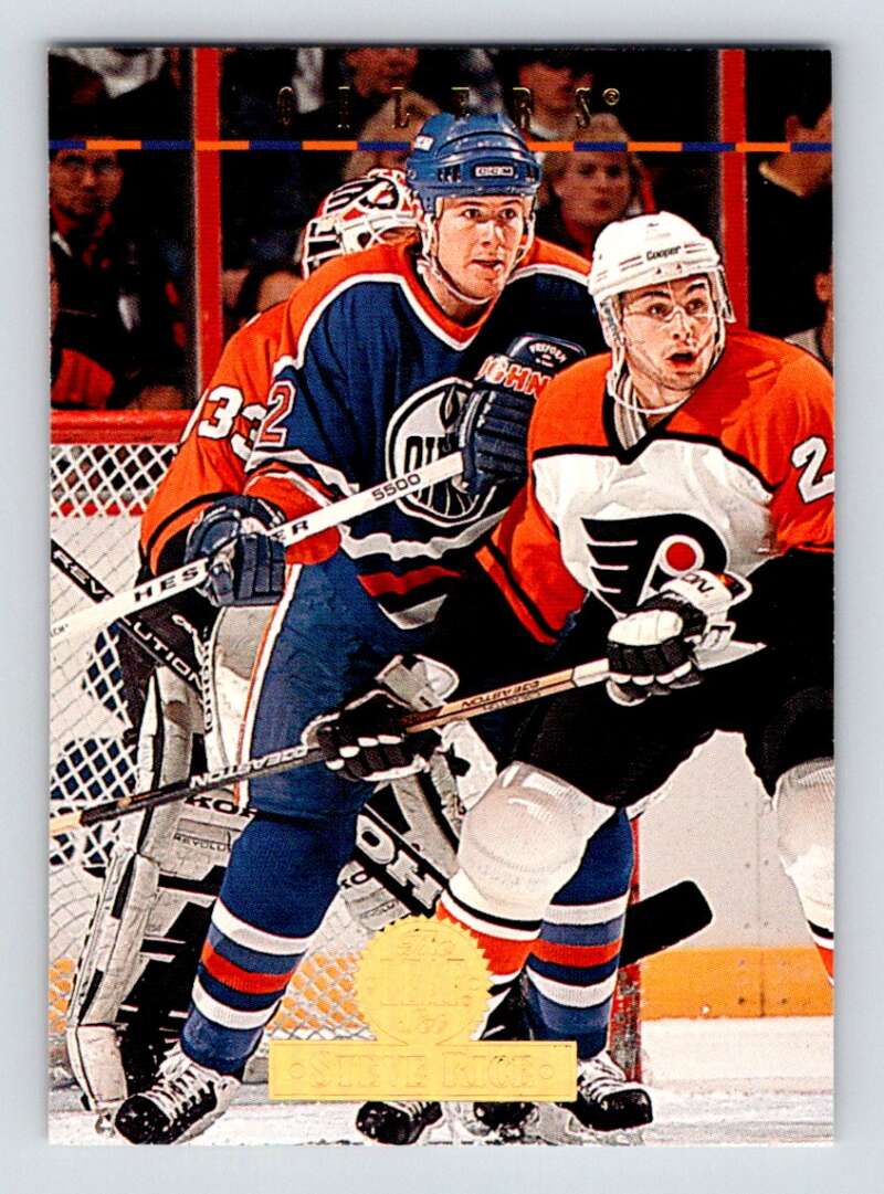 1994-95 Leaf #324 Steven Rice Edmonton Oilers Image 1