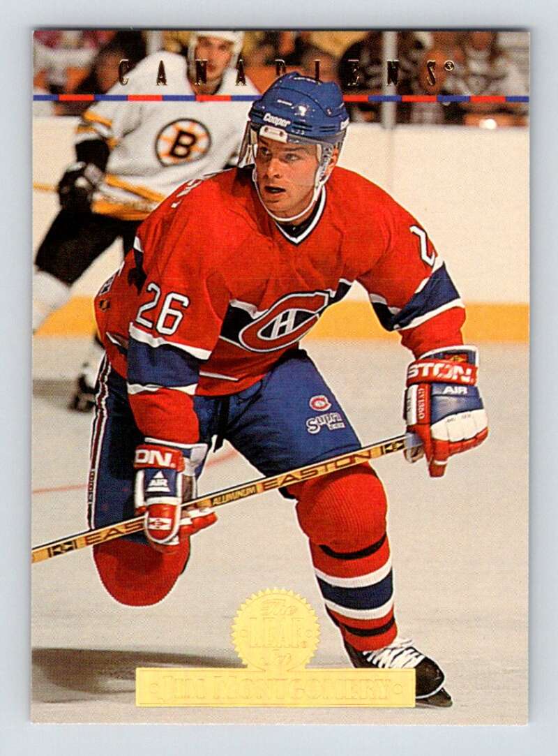 1994-95 Leaf #348 Jim Montgomery Montreal Canadiens Image 1