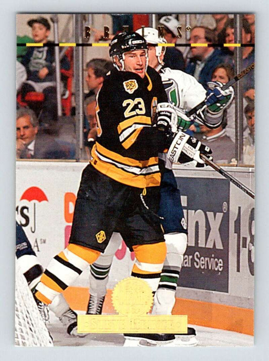 1994-95 Leaf #404 Steve Heinze  Boston Bruins  Image 1