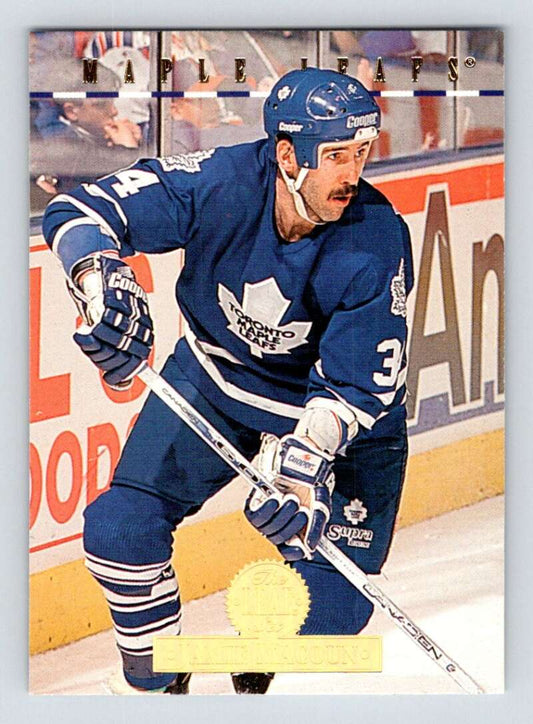 1994-95 Leaf #418 Jamie Macoun  Toronto Maple Leafs  Image 1