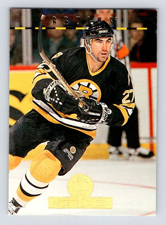 1994-95 Leaf #420 Steve Leach  Boston Bruins  Image 1