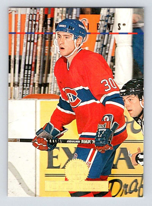 1994-95 Leaf #458 David Wilkie  Montreal Canadiens  Image 1