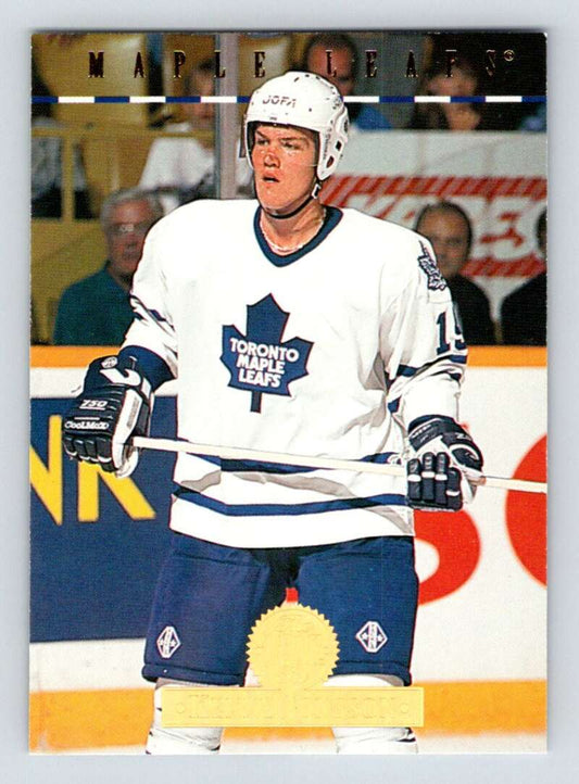 1994-95 Leaf #472 Kenny Jonsson  Toronto Maple Leafs  Image 1