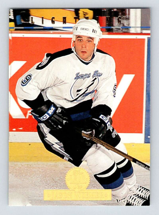 1994-95 Leaf #489 Jason Wiemer  RC Rookie Tampa Bay Lightning  Image 1