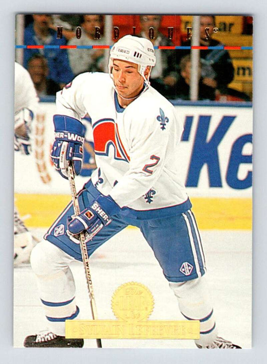1994-95 Leaf #507 Sylvain Lefebvre  Quebec Nordiques  Image 1