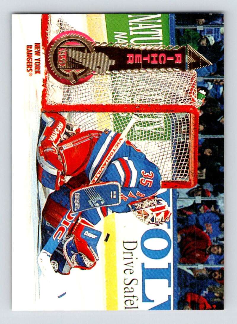 1994-95 Pinnacle #10 Mike Richter New York Rangers Image 1