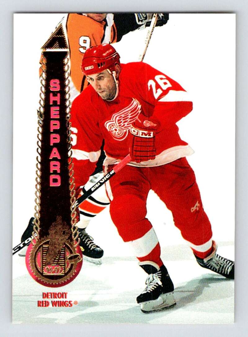1994-95 Pinnacle #14 Ray Sheppard Detroit Red Wings Image 1