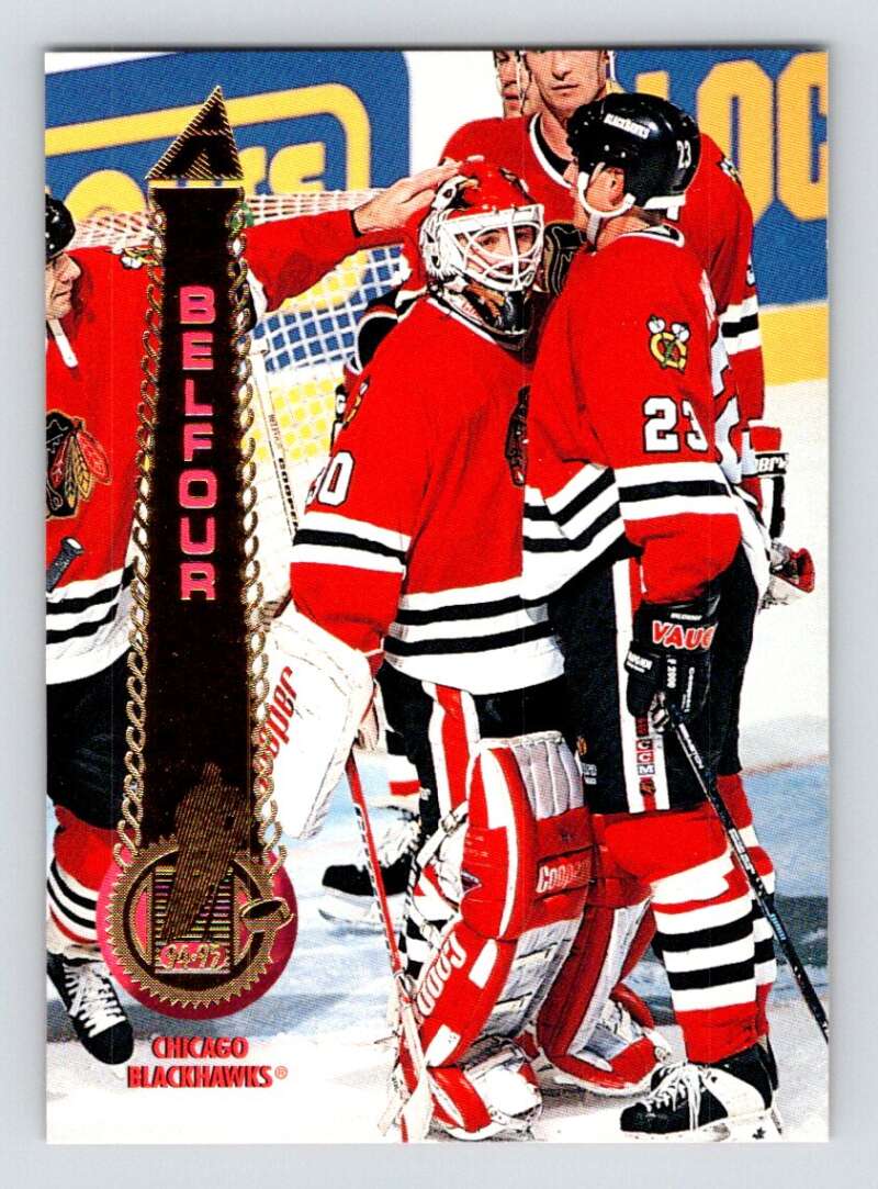 1994-95 Pinnacle #42 Ed Belfour Chicago Blackhawks Image 1