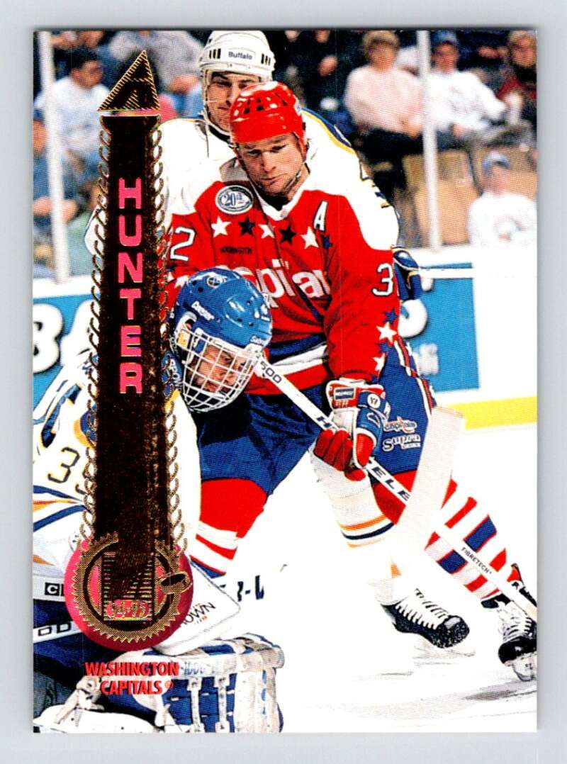 1994-95 Pinnacle #85 Dale Hunter Washington Capitals Image 1