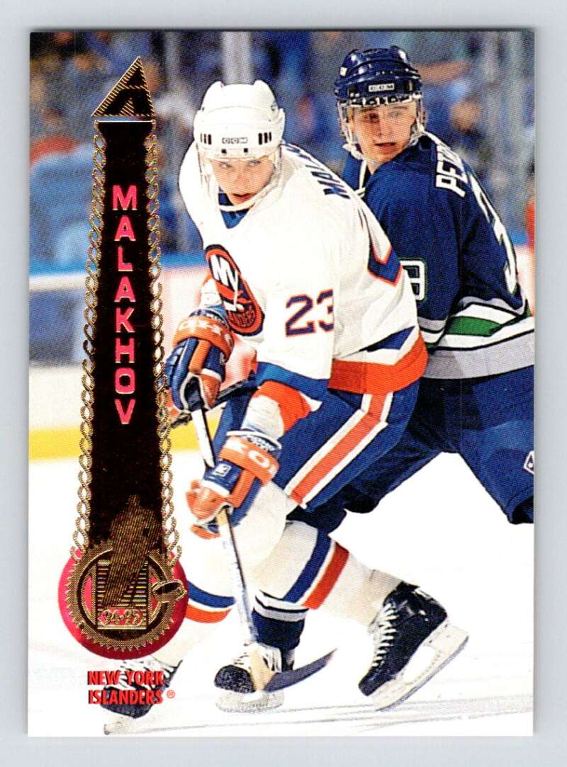 1994-95 Pinnacle #104 Vladimir Malakhov New York Islanders Image 1