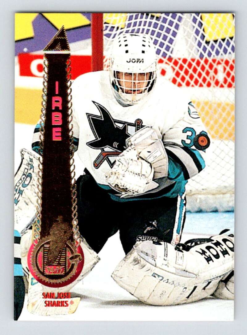 1994-95 Pinnacle #121 Arturs Irbe San Jose Sharks Image 1