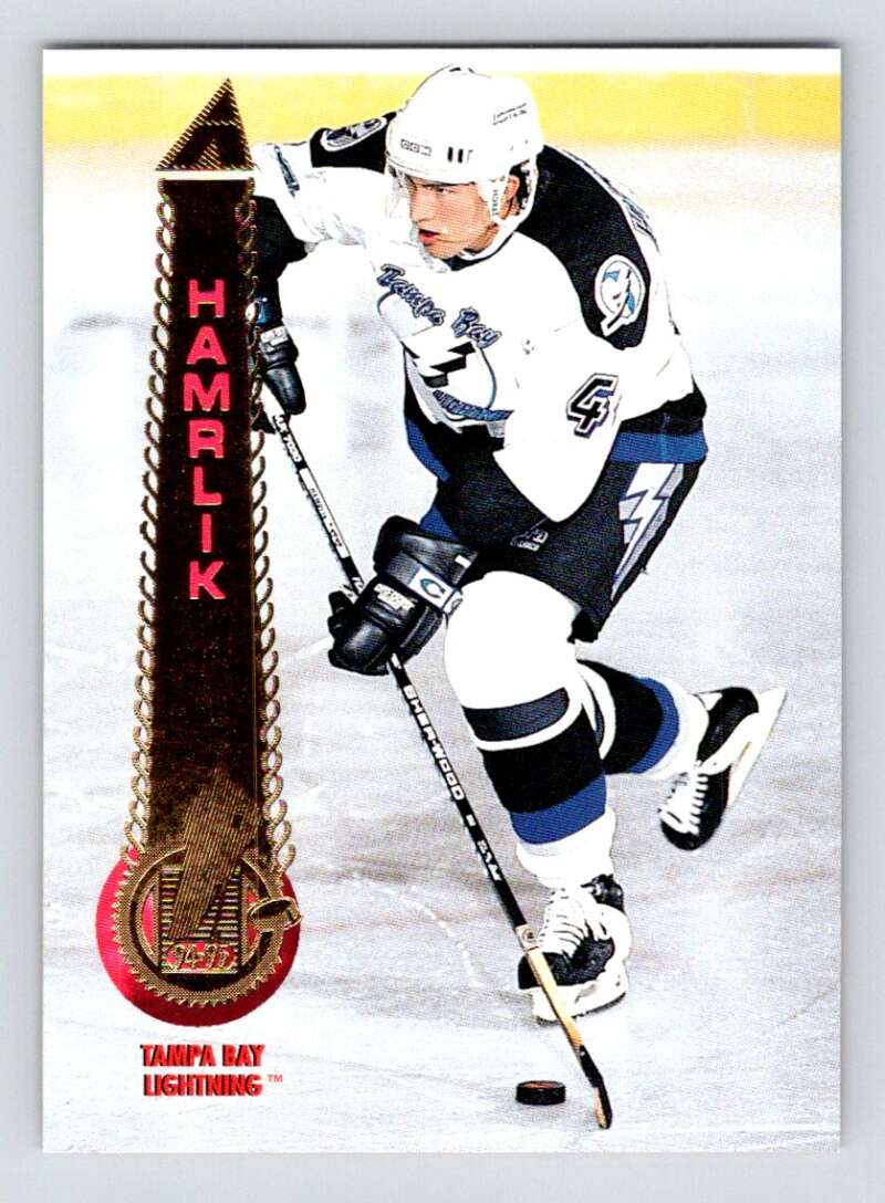 1994-95 Pinnacle #123 Roman Hamrlik Tampa Bay Lightning Image 1