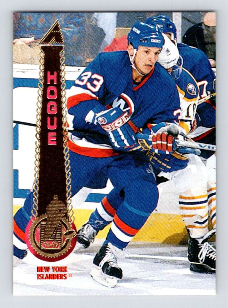 1994-95 Pinnacle #129 Benoit Hogue New York Islanders Image 1