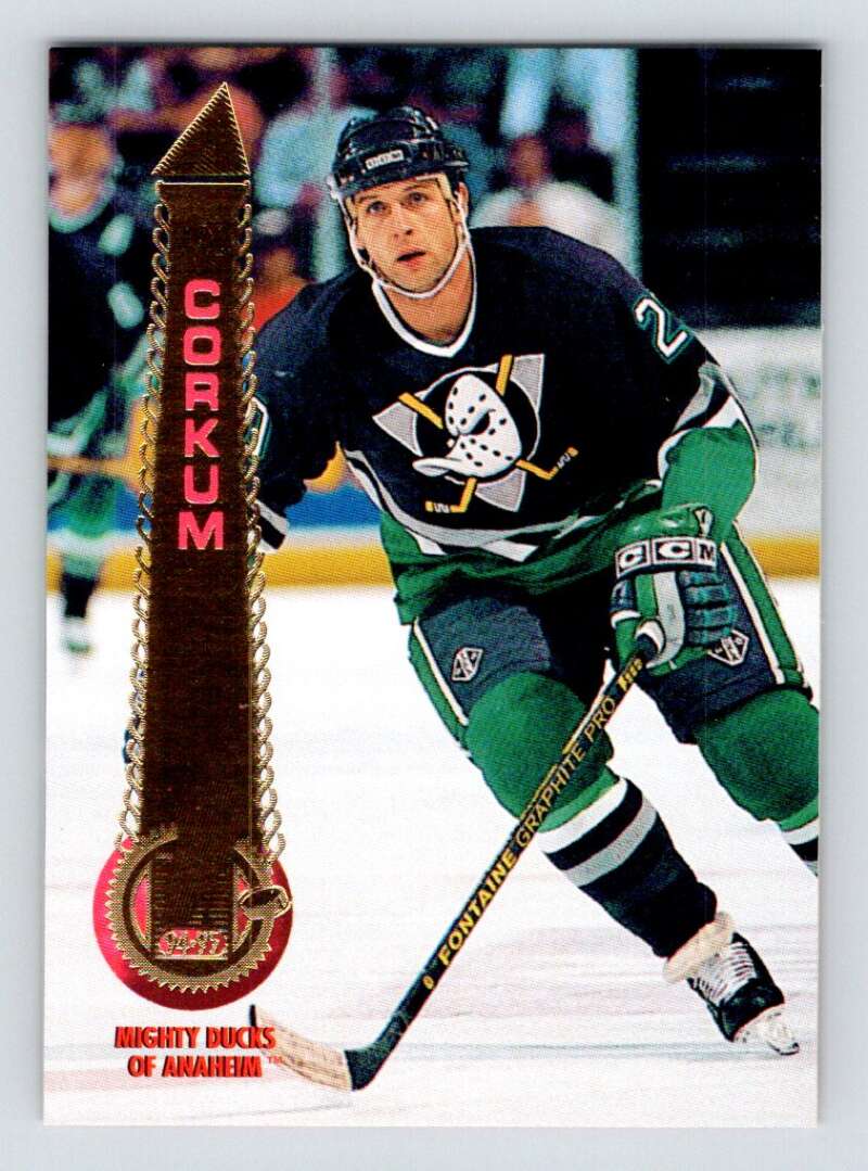 1994-95 Pinnacle #144 Bob Corkum Anaheim Ducks Image 1