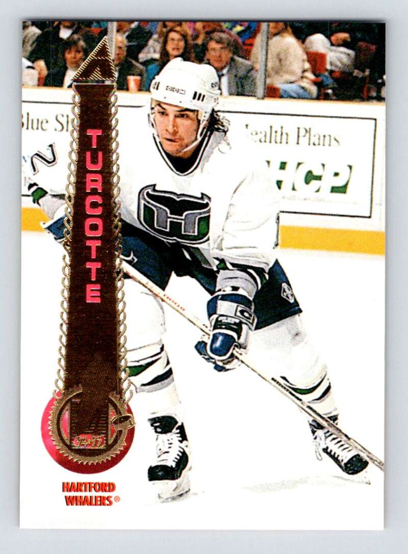 1994-95 Pinnacle #161 Darren Turcotte Hartford Whalers Image 1