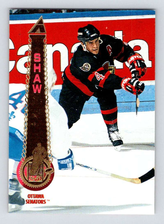 1994-95 Pinnacle #162 Brad Shaw  Ottawa Senators  Image 1