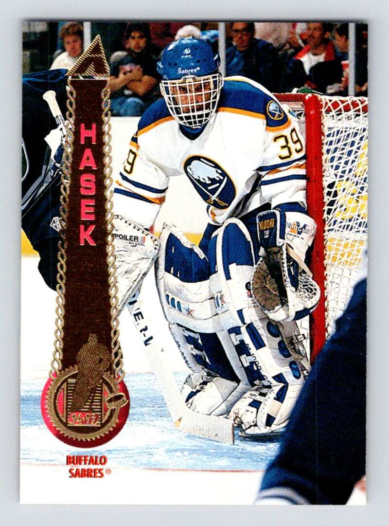 1994-95 Pinnacle #175 Dominik Hasek Buffalo Sabres Image 1