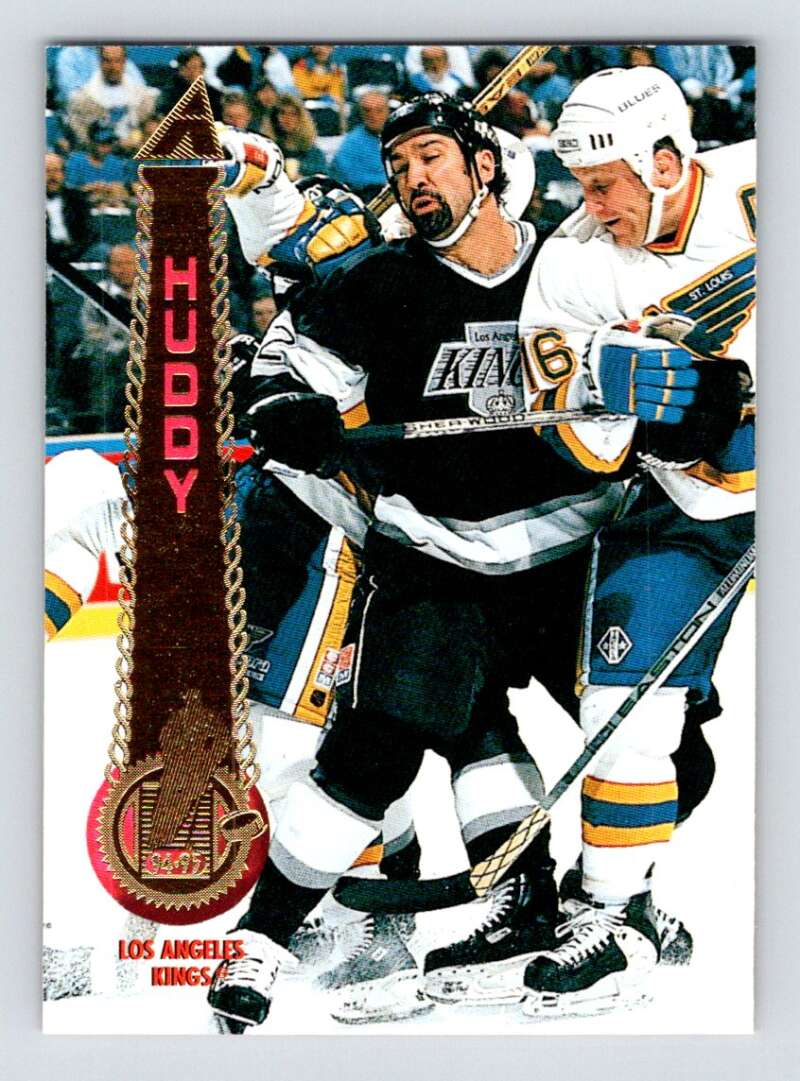 1994-95 Pinnacle #178 Charlie Huddy Los Angeles Kings Image 1