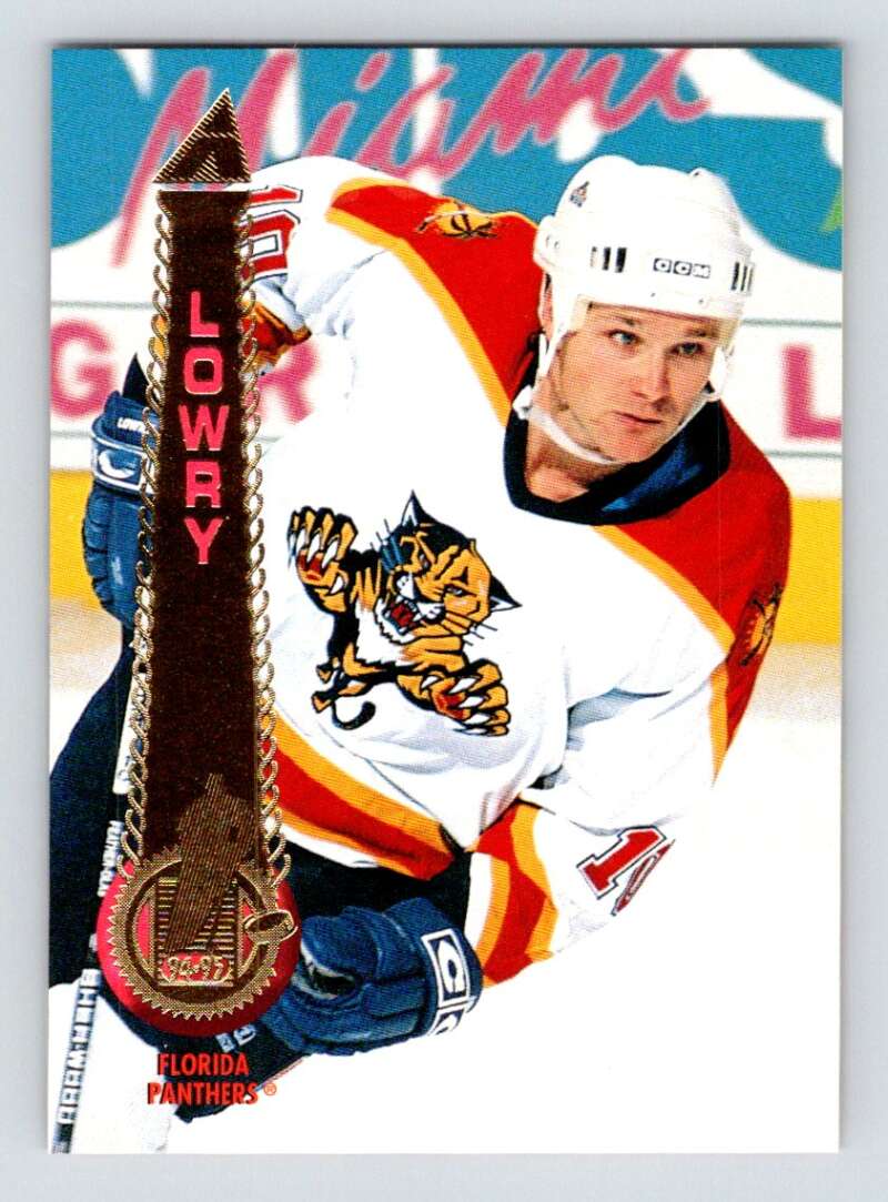 1994-95 Pinnacle #184 Dave Lowry Florida Panthers Image 1