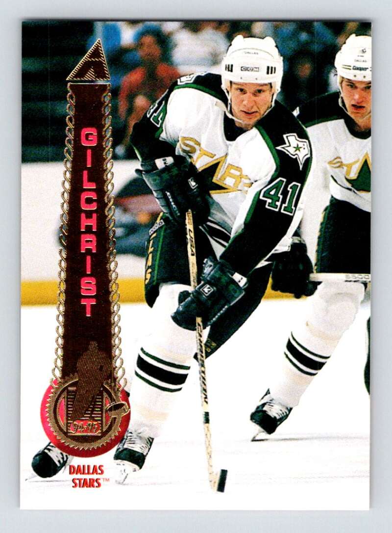 1994-95 Pinnacle #185 Brent Gilchrist Dallas Stars Image 1