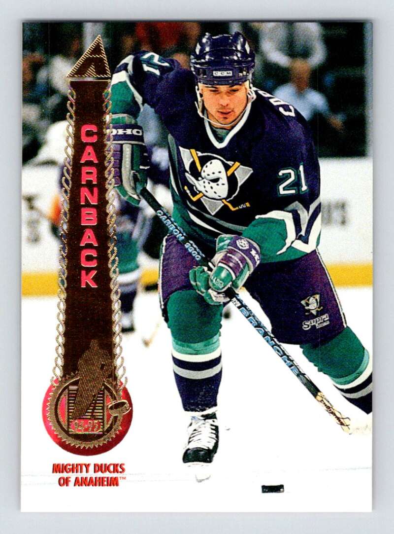 1994-95 Pinnacle #189 Patrik Carnback Anaheim Ducks Image 1
