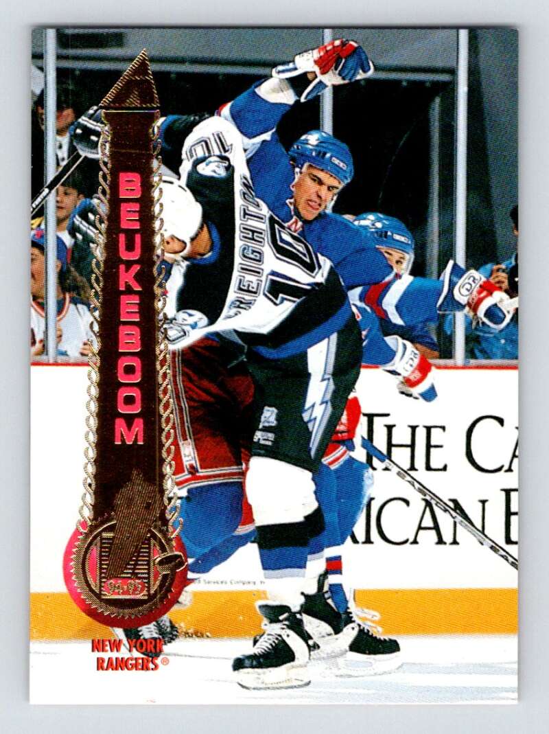 1994-95 Pinnacle #195 Jeff Beukeboom New York Rangers Image 1