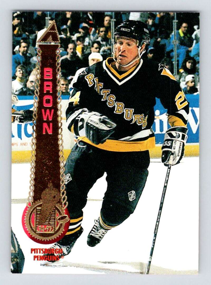 1994-95 Pinnacle #197 Doug Brown Pittsburgh Penguins Image 1